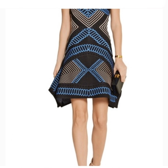 Herve Leger Asymmetrical Bandage Dress - Picture 3 of 13